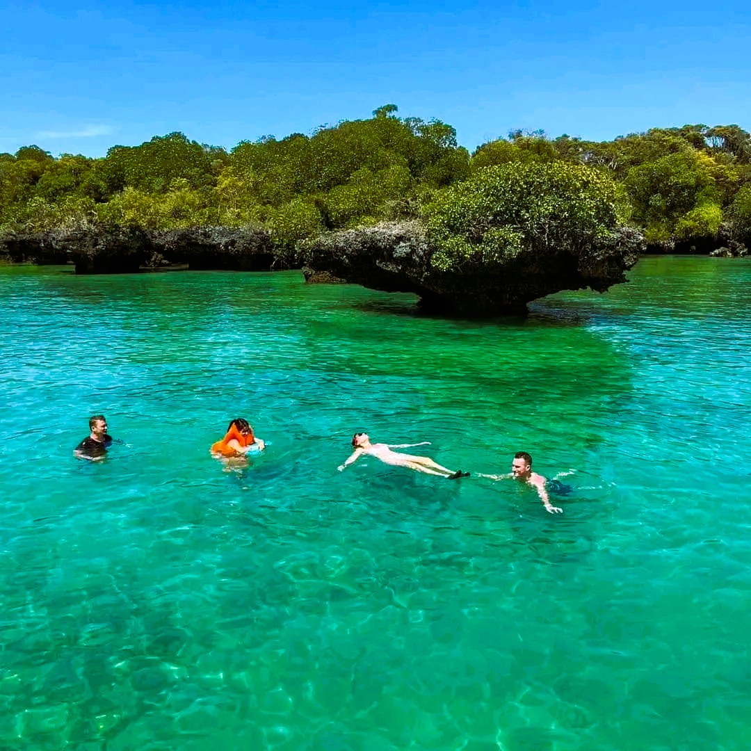 Snorkeling in crystal clear waters
