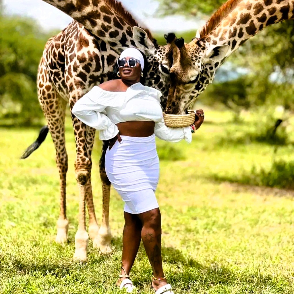 Lake Manyara safari scene with flamingos and shoreline views